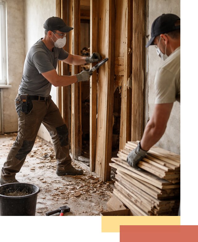 Демонтаж деревянных перегородок в Алейске быстро и аккуратно