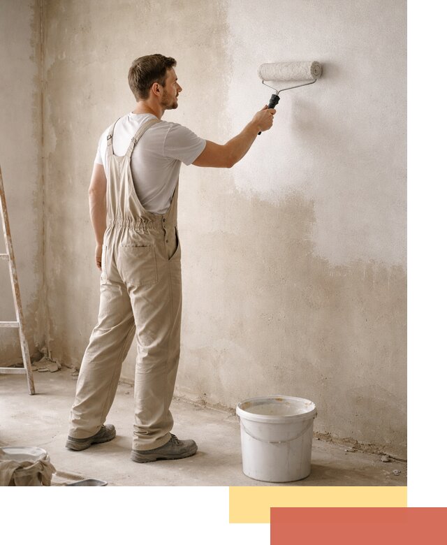 Грунтовка стен под отделку в Алейске профессиональным раствором