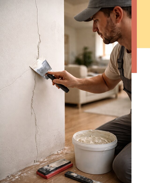 Заделка трещин и сколов в Алейске от 2526 руб. — быстро и недорого | ОТДЕЛОЧНИК-Лук