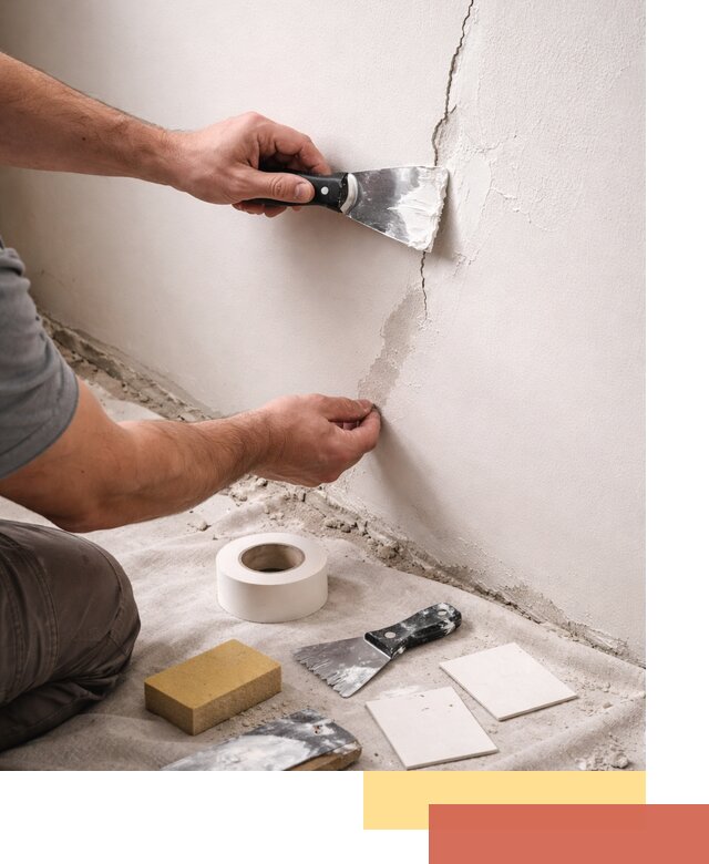 Заделка трещин и сколов в стенах и потолках в Алейске