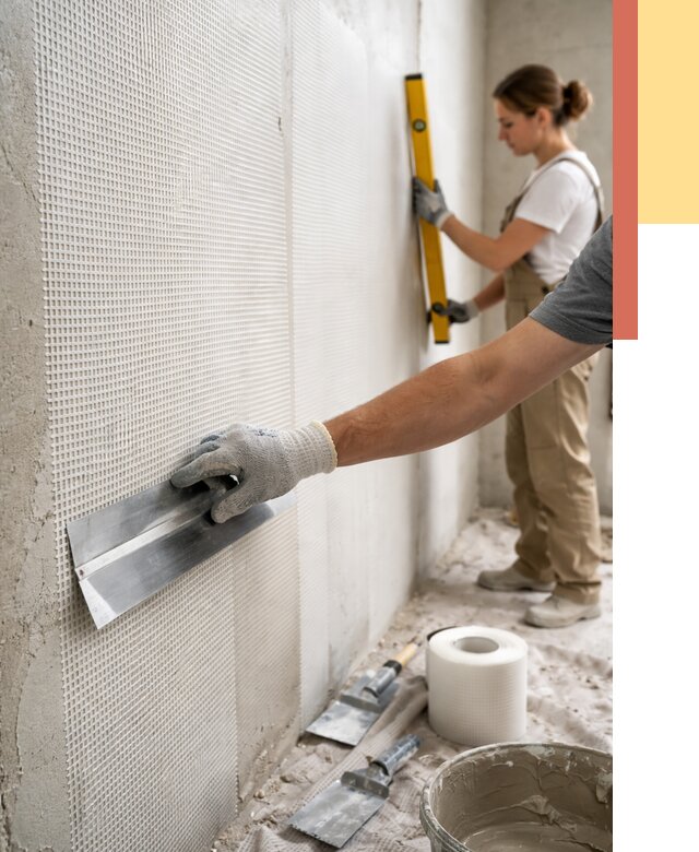 Армирование стен стеклосеткой в Алейске от 3300 руб. под ключ | ОТДЕЛОЧНИК-Лук