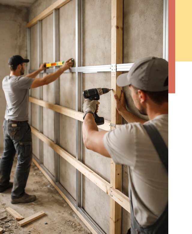 Устройство обрешетки под панели в Алейске от 2165 руб. — монтаж под ключ | ОТДЕЛОЧНИК-Лук