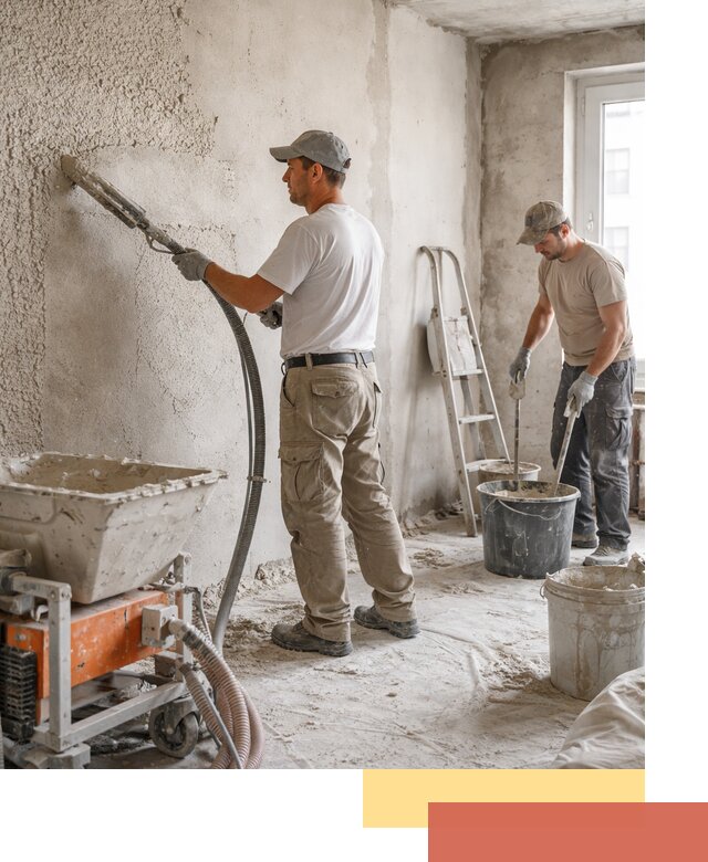 Машинная штукатурка стен в Алейске — быстро и качественно