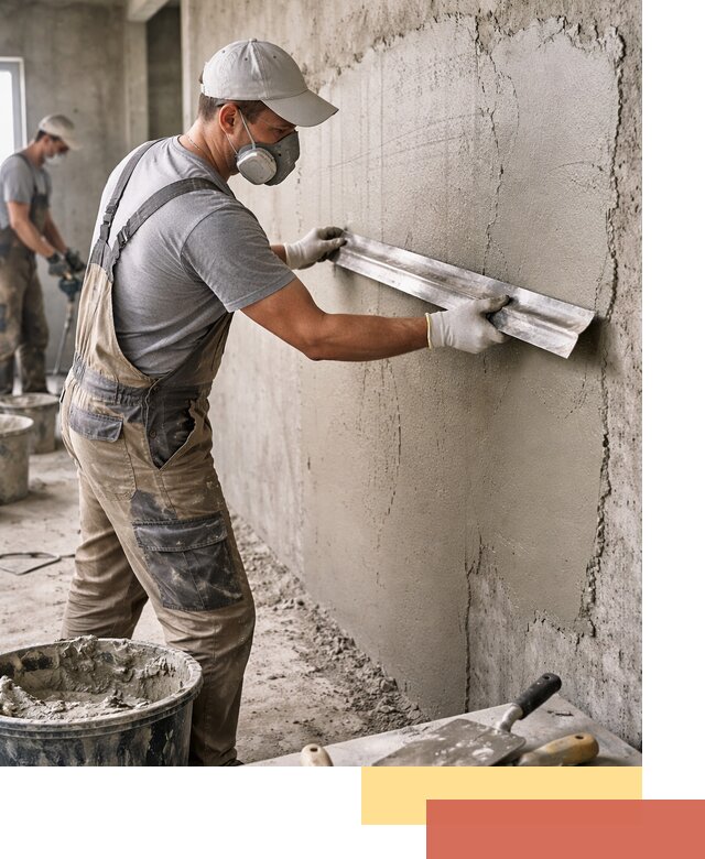 Штукатурка бетонных стен в Алейске качественно и долговечно