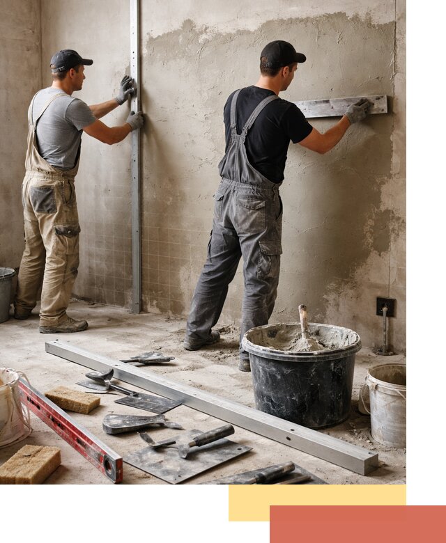 Профессиональная штукатурка стен под плитку в Алейске