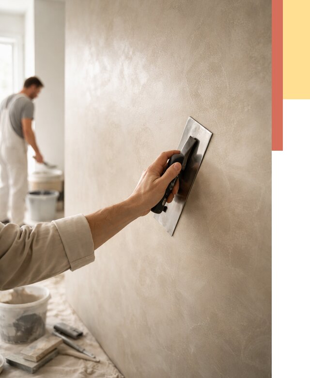 Венецианская штукатурка в Алейске от 3609 руб/м² — нанесение стен под ключ | ОТДЕЛОЧНИК-Лук