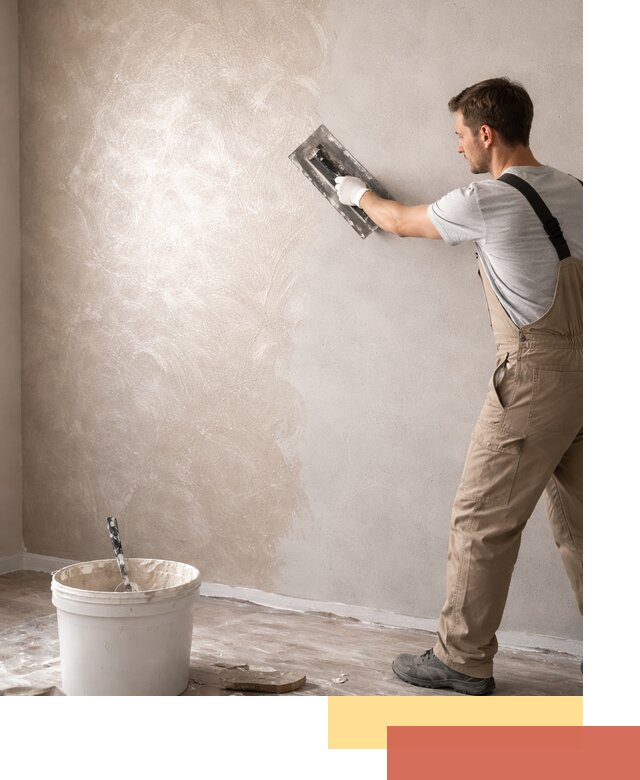 Декоративная штукатурка «Мокрый шелк» под ключ в Алейске