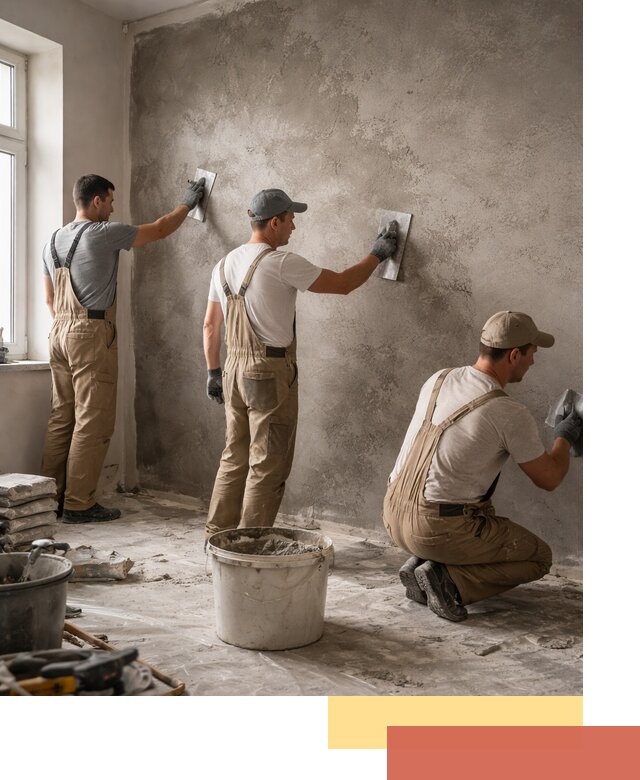 Декоративная штукатурка под бетон в Алейске для стен и потолков