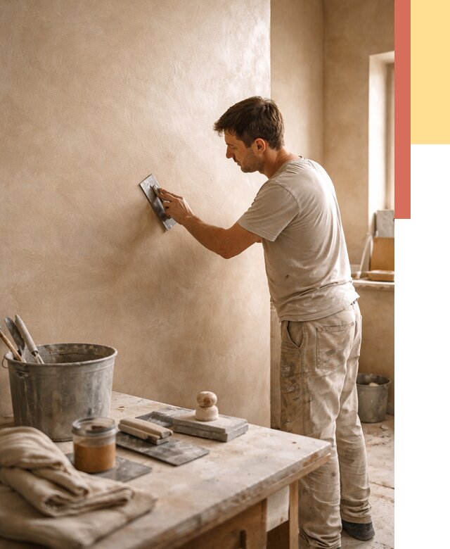 Марокканская штукатурка таделакт в Алейске под ключ от 4331 руб. | ОТДЕЛОЧНИК-Лук