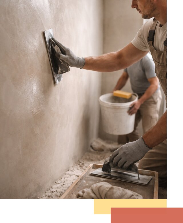 Нанесение марокканской штукатурки таделакт в Алейске