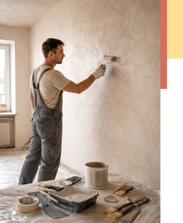 Нанесение лессирующей краски по декоративке в Алейске от 1804 руб. | ОТДЕЛОЧНИК-Лук