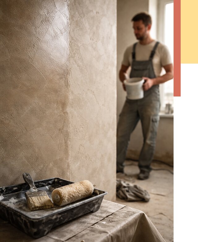 Нанесение воска на штукатурку в Алейске от 3609 руб. | Услуги ОТДЕЛОЧНИК-Лук