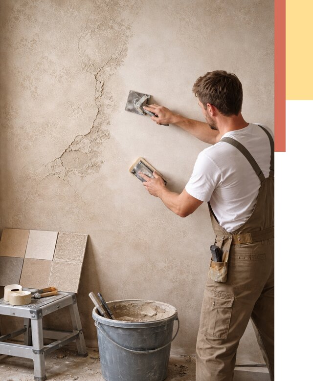 Ремонт декоративной штукатурки в Алейске от 4640 руб. под ключ | ОТДЕЛОЧНИК-Лук