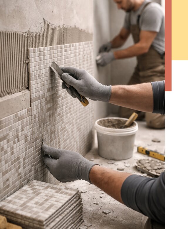 Облицовка стен мозаикой в Алейске от 3300 руб/м2 — укладка мозаики на стены | ОТДЕЛОЧНИК-Лук