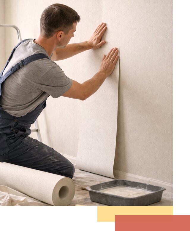 Поклейка флизелиновых обоев в Алейске качественно и быстро