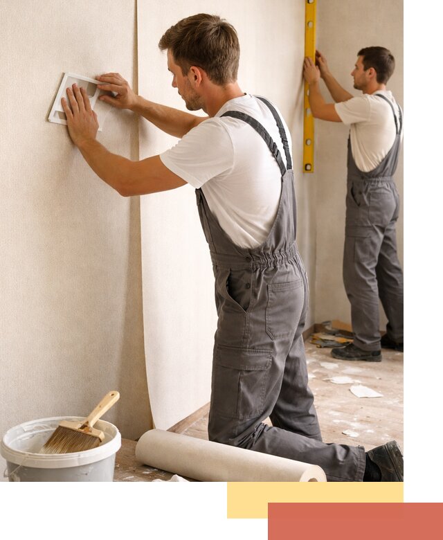 Поклейка бумажных обоев в Алейске качественно и недорого