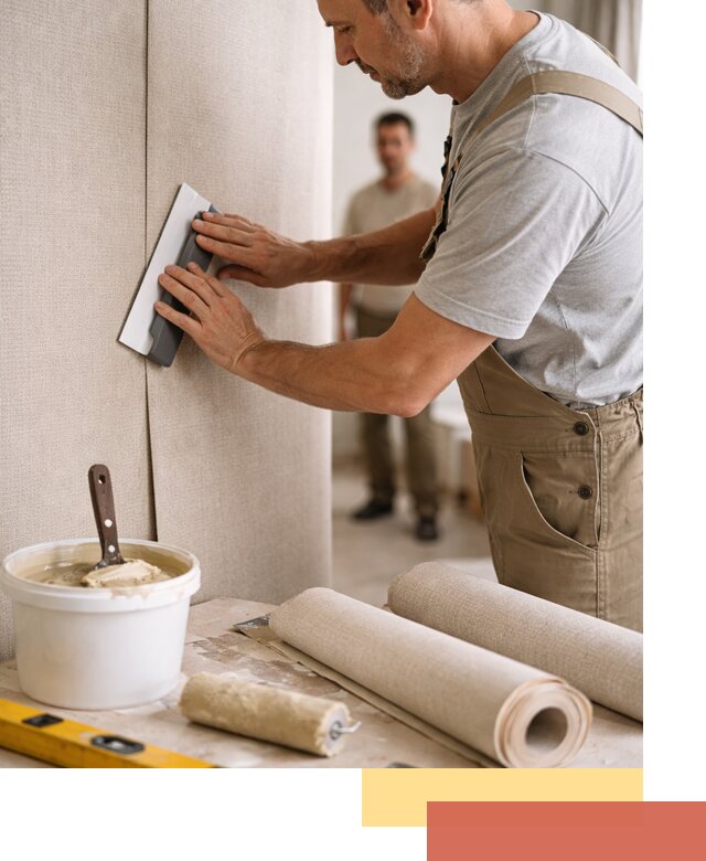 Поклейка текстильных обоев в Алейске профессионально и аккуратно