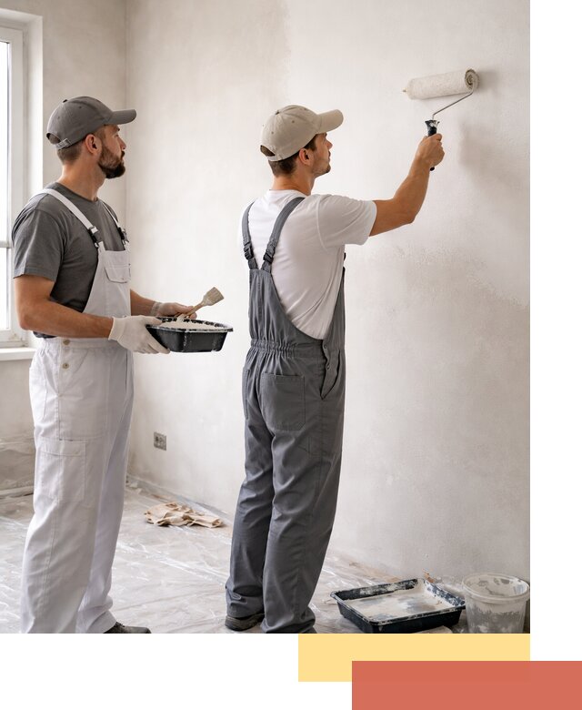 Покраска стен водоэмульсионной краской в Алейске