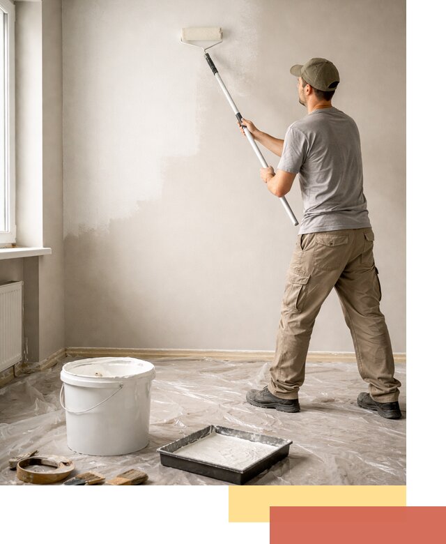 Покраска стен латексной краской в Алейске качественно и быстро