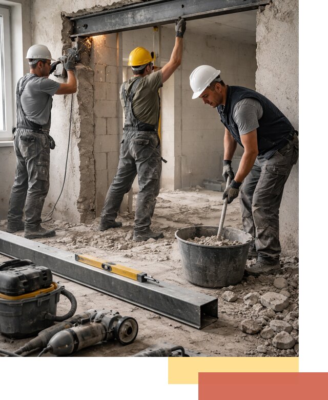 Создание проемов в стенах и несущих конструкциях в Алейске