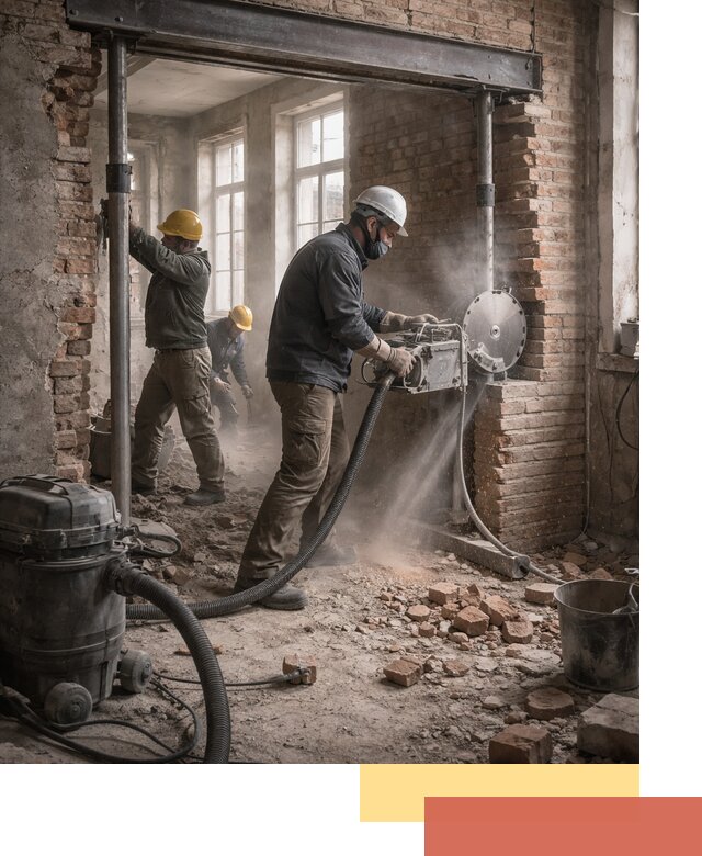 Прорезка проема в стене под дверной или оконный проем в Алейске