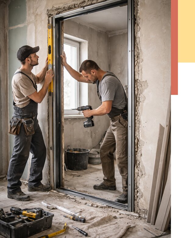 Закладка дверного проема в Алейске от 3609 руб. — быстро и недорого | ОТДЕЛОЧНИК-Лук