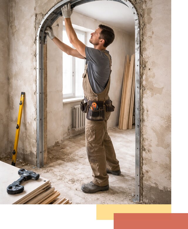 Устройство арочного проема в Алейске под ключ