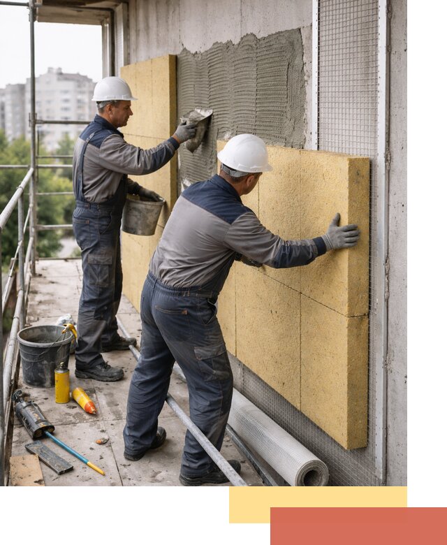Утепление стен зданий и домов в Алейске качественно и надежно