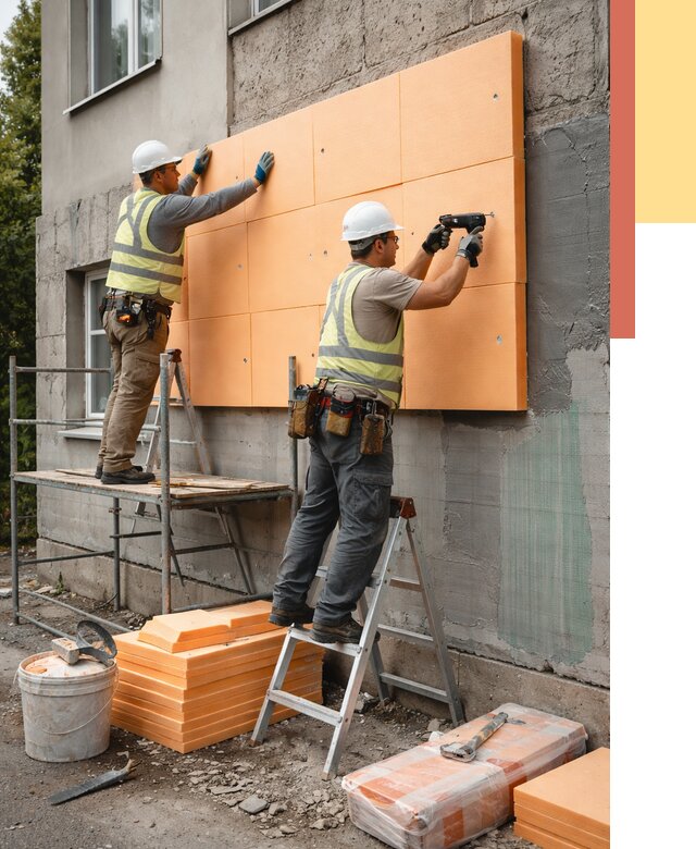 Утепление стен пеноплексом в Алейске от 1908 руб./м2 — быстро и недорого | ОТДЕЛОЧНИК-Лук