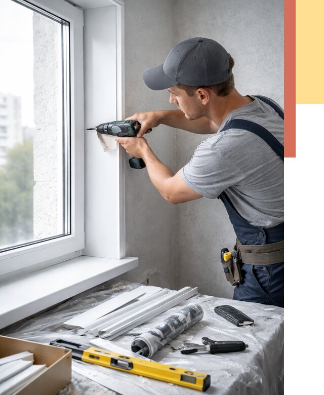 Установка пластиковых откосов в Алейске от 2320 руб. | ОТДЕЛОЧНИК-Лук монтаж, быстро и недорого