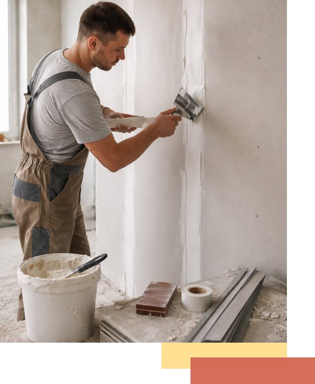 Шпаклевка перегородок из гипсокартона в Алейске качественно и быстро