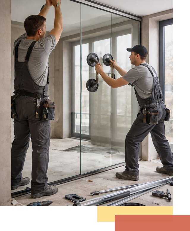 Цельностеклянные перегородки под ключ в Алейске