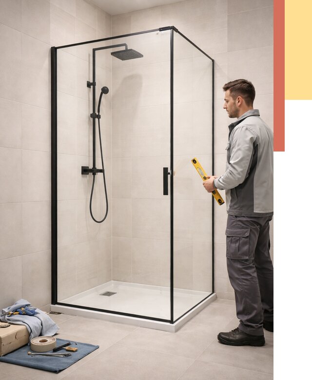 Стеклянные перегородки для душа в Алейске от 12889 руб. | Монтаж под ключ — ОТДЕЛОЧНИК-Лук