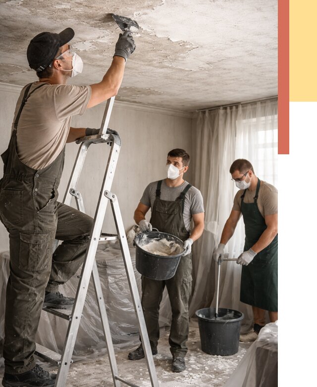 Удаление побелки с потолка в Алейске от 2578 руб. быстро и недорого | ОТДЕЛОЧНИК-Лук