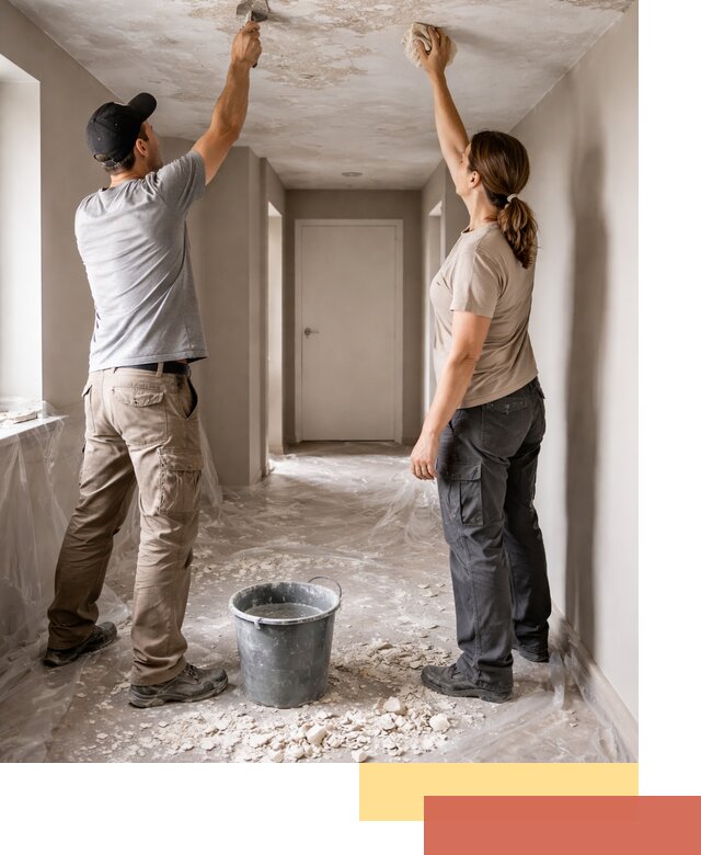 Удаление побелки с потолка в Алейске — быстро и аккуратно