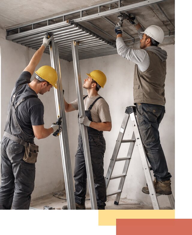 Монтаж реечного потолка под ключ в Алейске