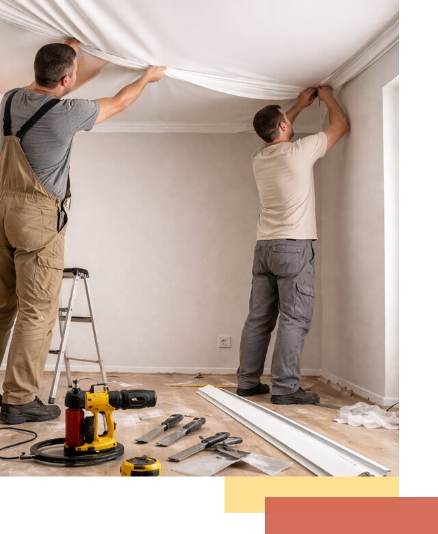 Монтаж ПВХ натяжного потолка в Алейске качественно и быстро