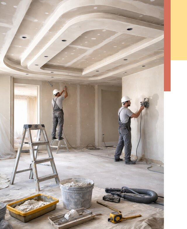 Многоуровневый потолок из гипсокартона в Алейске от 773 руб. под ключ | ОТДЕЛОЧНИК-Лук