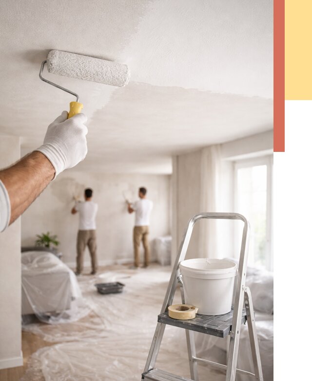 Покраска потолка акриловой краской в Алейске от 2578 руб. | ОТДЕЛОЧНИК-Лук