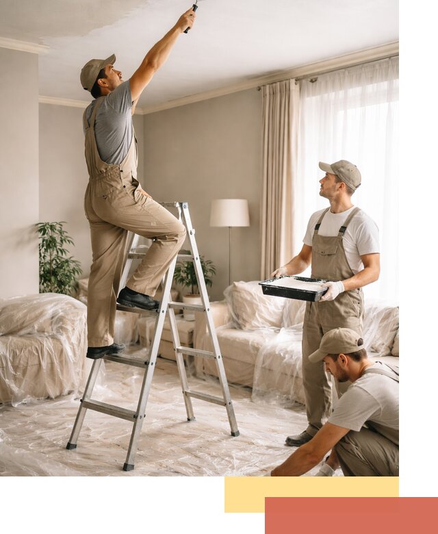 Покраска потолков акриловой краской в Алейске качественно и быстро