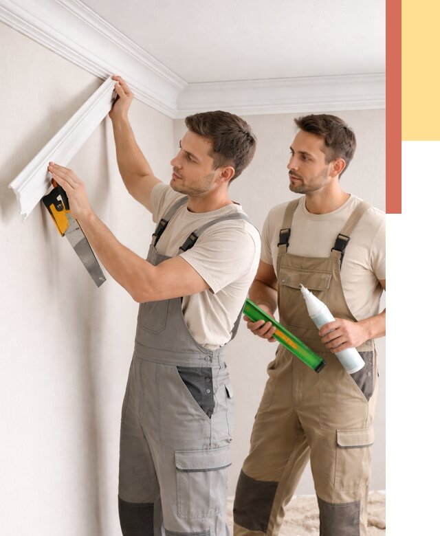 Монтаж потолочного плинтуса в Алейске от 2372 руб. — быстро и недорого | ОТДЕЛОЧНИК-Лук