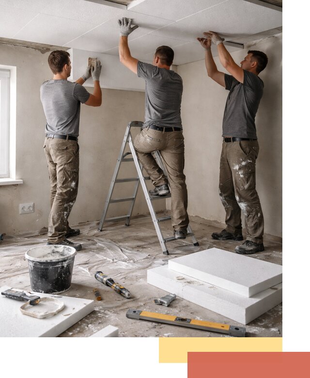 Утепление потолка пенопластом в Алейске быстро и качественно