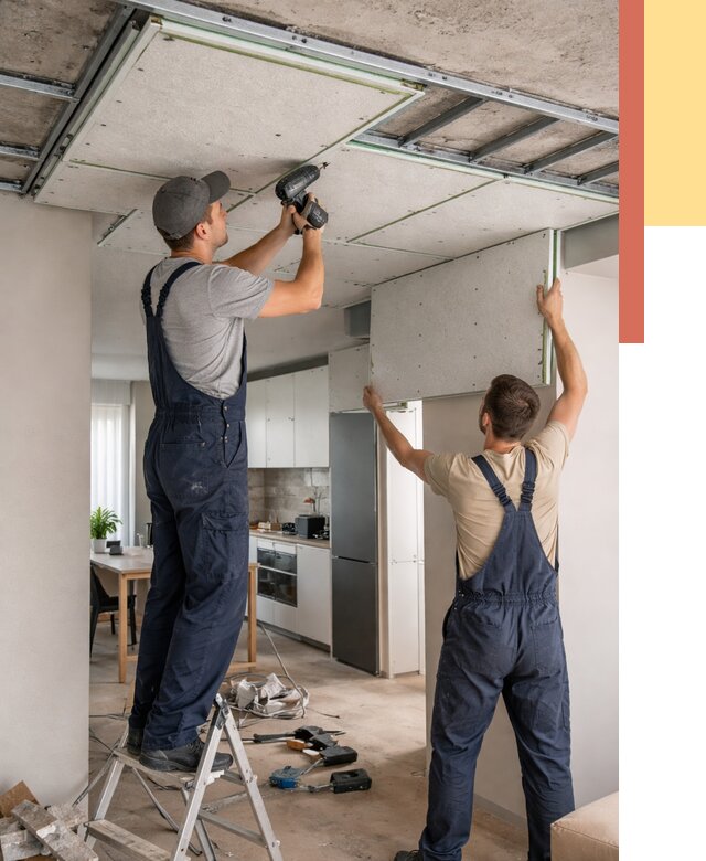 Шумоизоляция потолка панелями зипс в Алейске от 1908 руб. под ключ | ОТДЕЛОЧНИК-Лук